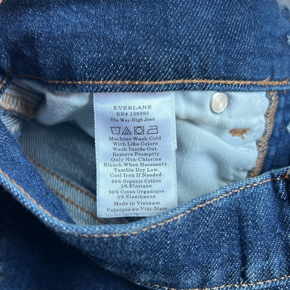 Everlane The Way High Jean – Medium Wash – 25 - Picture 5 of 6